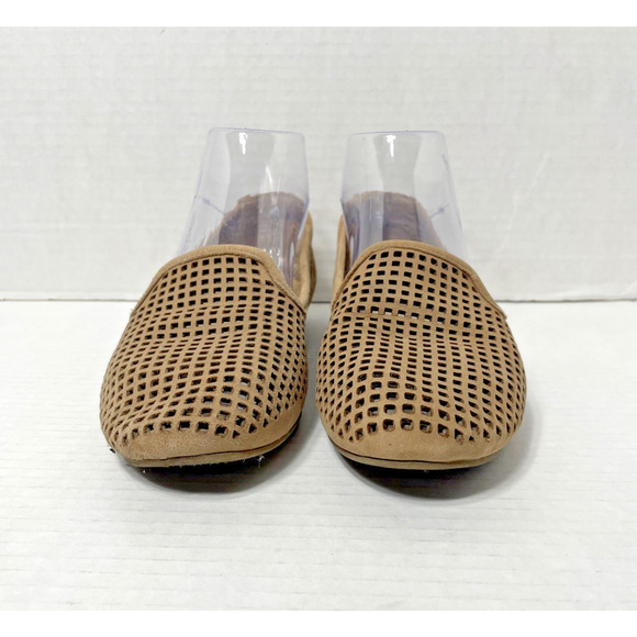 Me Too Women's Loafer Yale Tan Leath Mesh Size 7.5 M - Picture 2 of 8